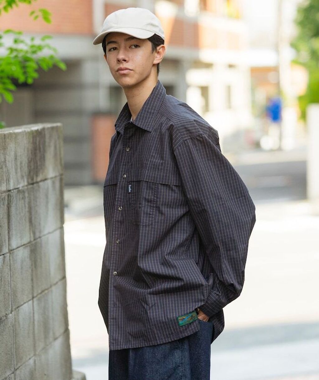 Foxfire × FREAKS STORE 機能釣魚口袋格紋襯衫_8