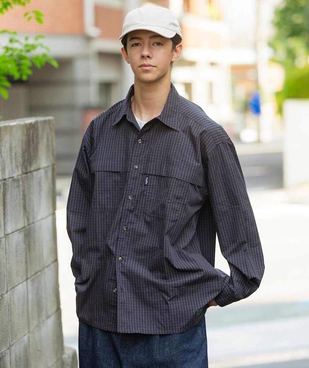 Foxfire × FREAKS STORE 機能釣魚口袋格紋襯衫_7