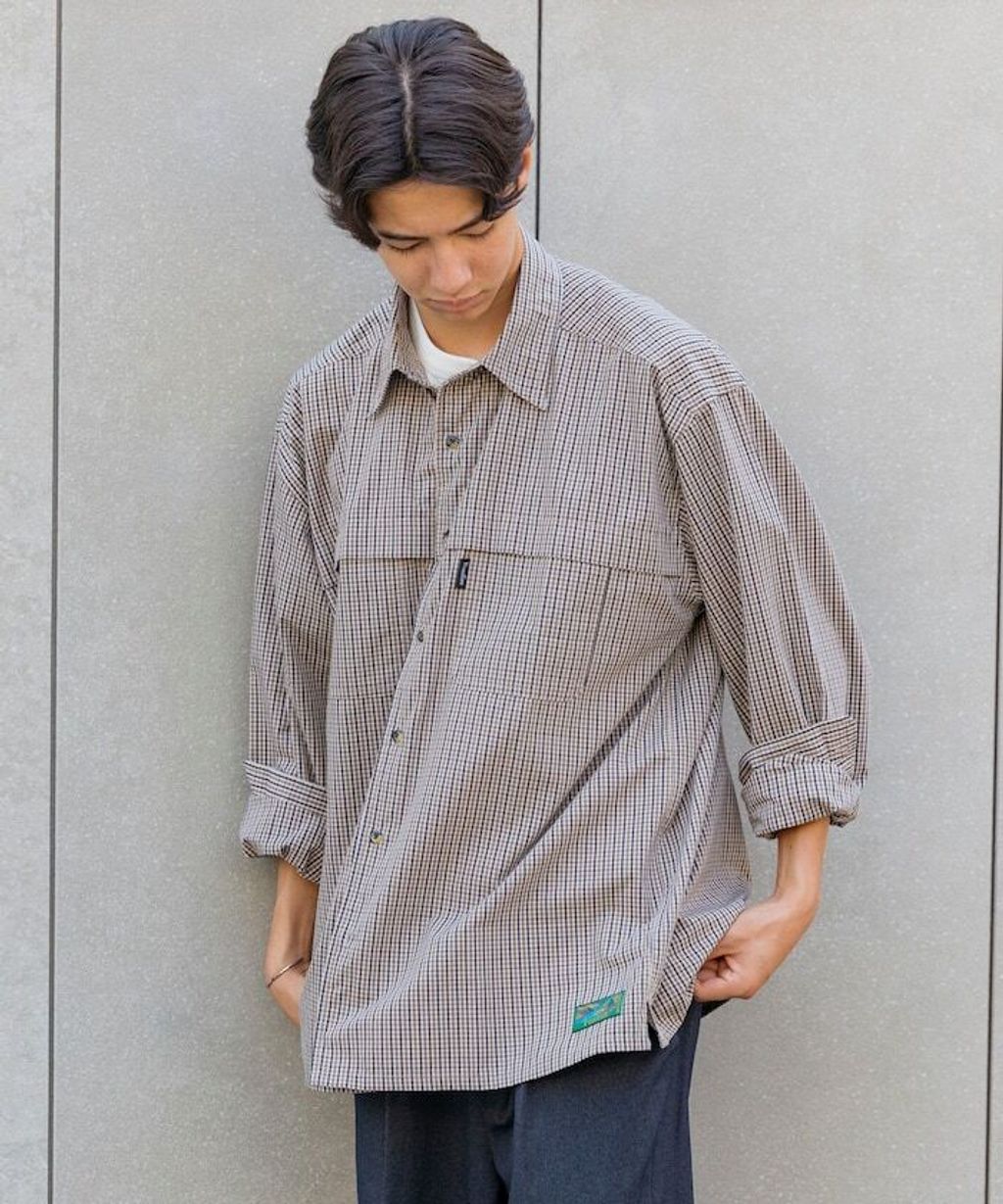 Foxfire × FREAKS STORE 機能釣魚口袋格紋襯衫_2