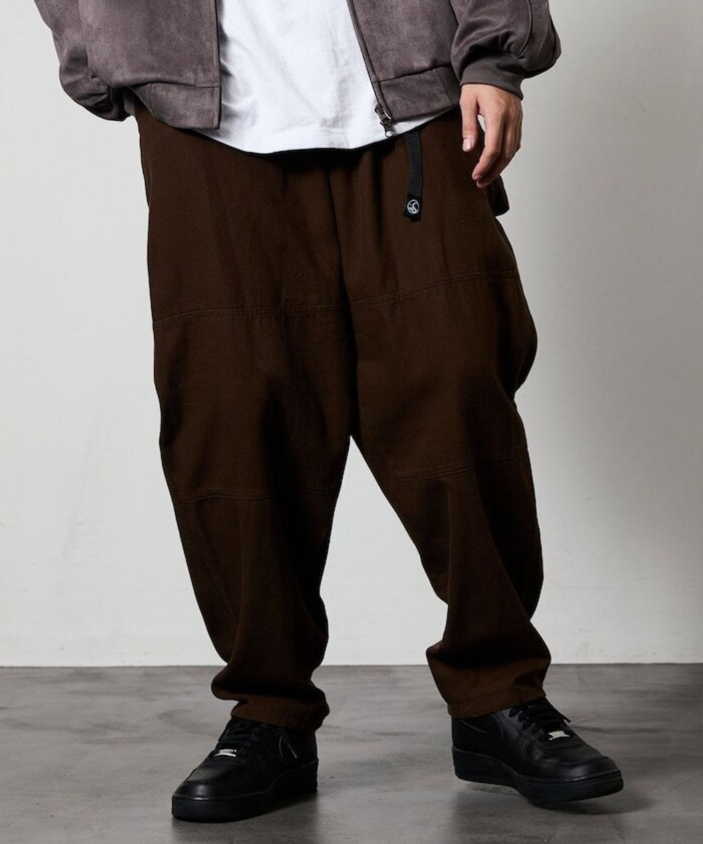 FREAKS STORE 厚實帆布工裝錐形長褲_26