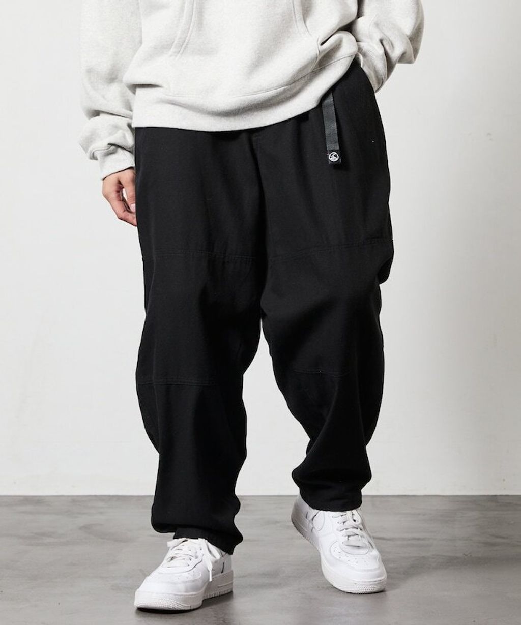 FREAKS STORE 厚實帆布工裝錐形長褲_2