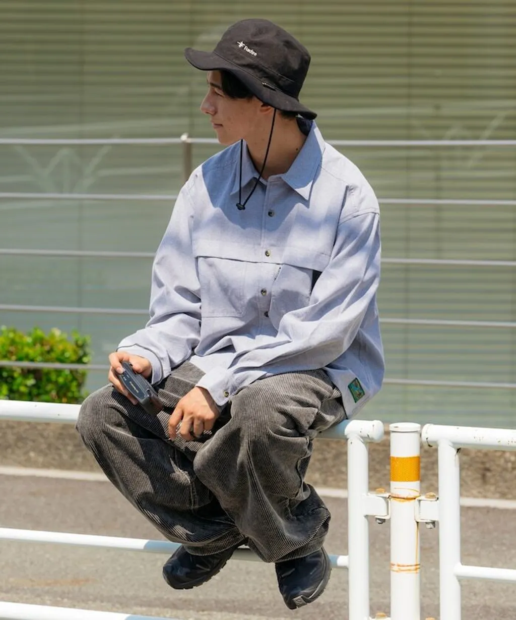 Foxfire × FREAKS STORE 牛津布短版機能襯衫_4