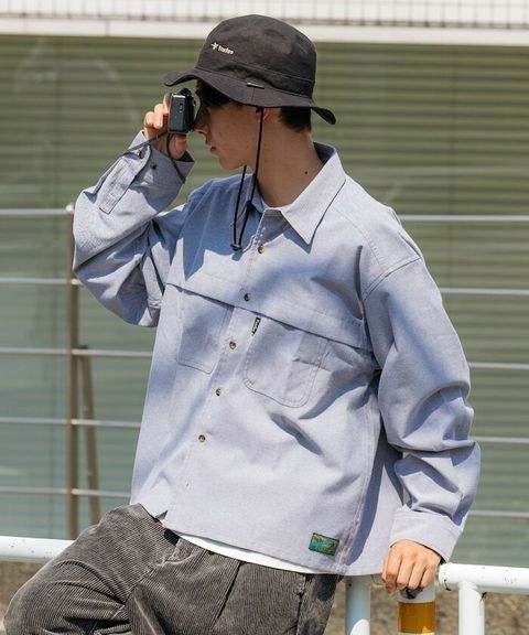 Foxfire × FREAKS STORE 牛津布短版機能襯衫_1
