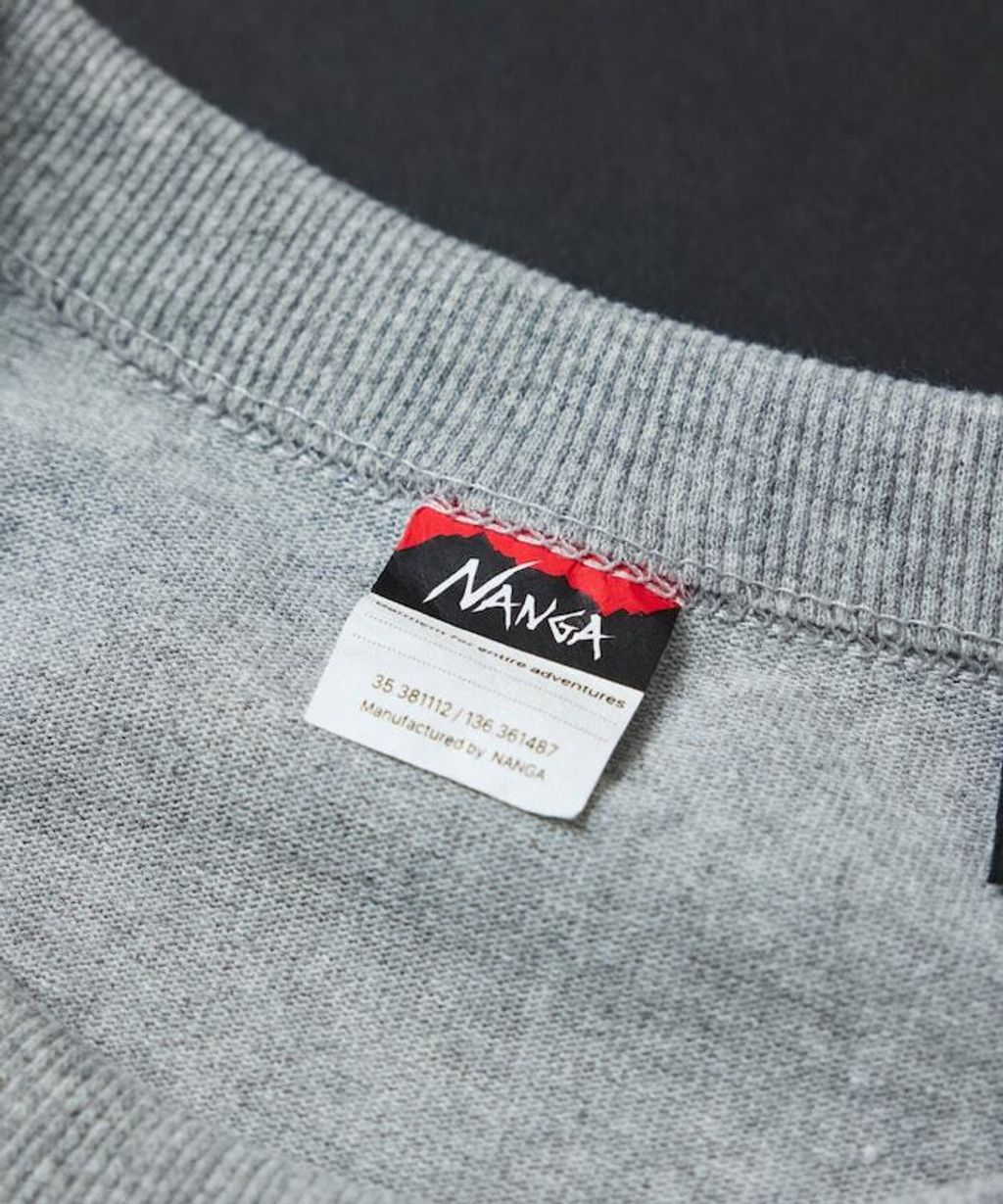 NANGA × FREAKS STORE 環保混紡刺繡logo長袖上衣_41