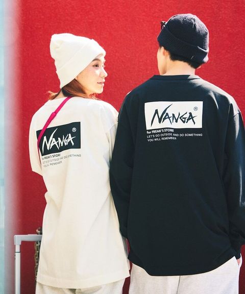NANGA × FREAKS STORE 環保混紡刺繡logo長袖上衣_27