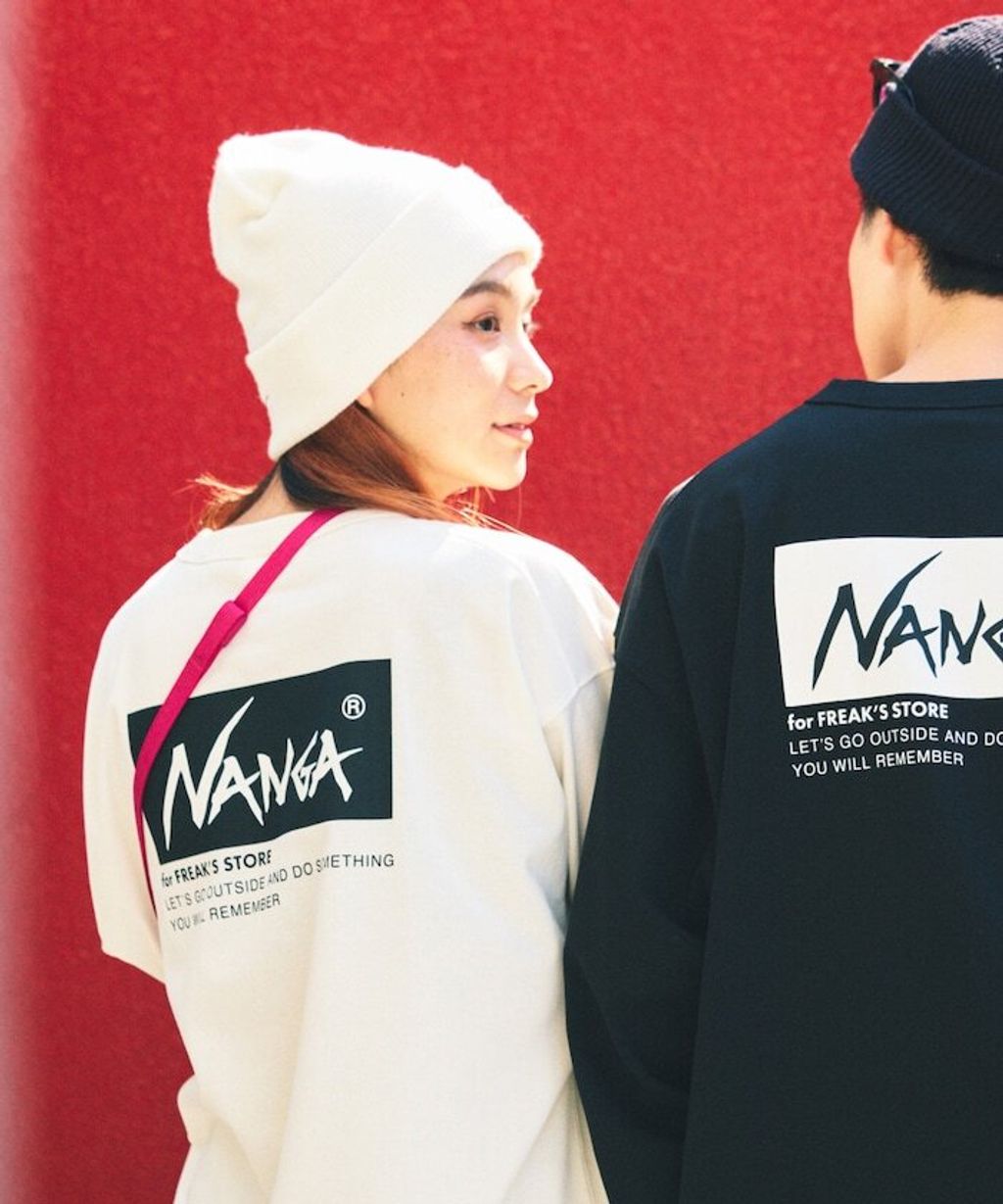 NANGA × FREAKS STORE 環保混紡刺繡logo長袖上衣_28