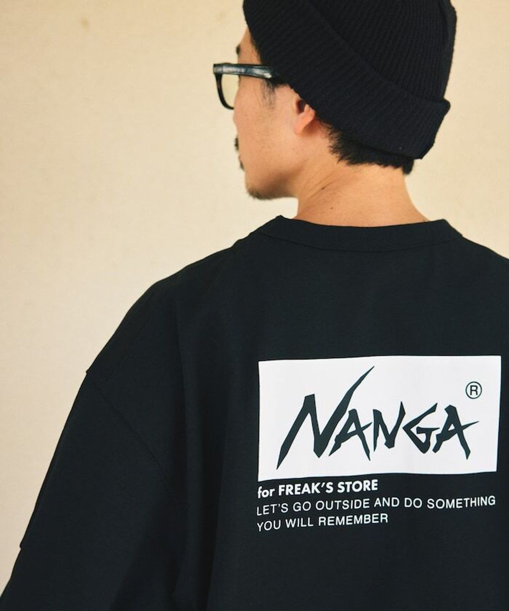 NANGA × FREAKS STORE 環保混紡刺繡logo長袖上衣_9