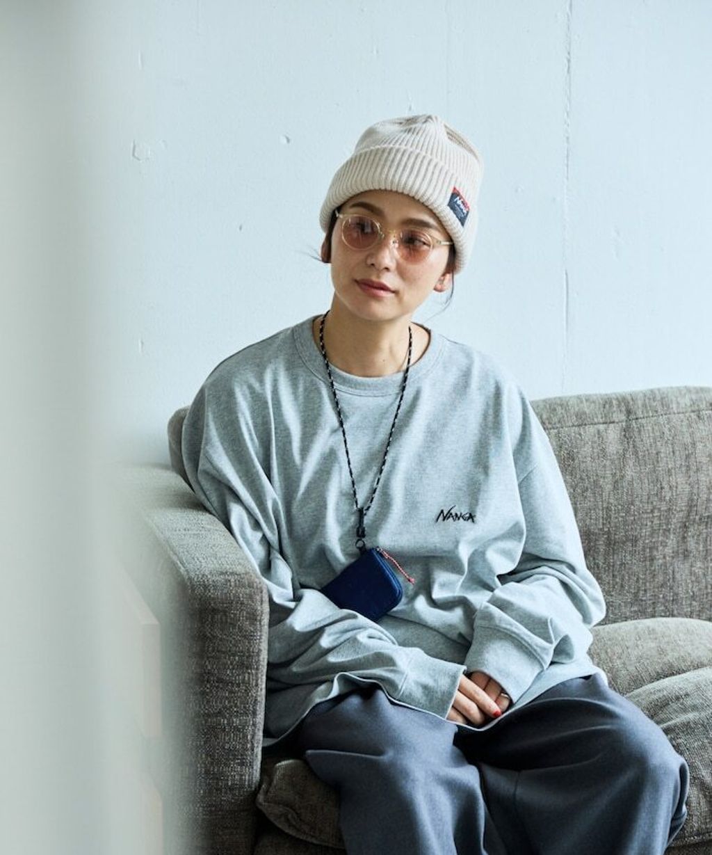 NANGA × FREAKS STORE 環保混紡刺繡logo長袖上衣_20