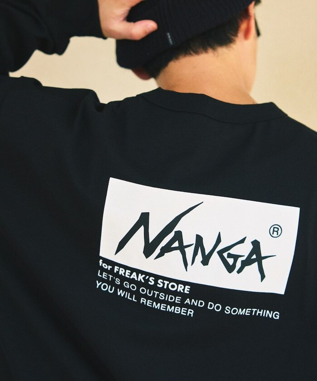 NANGA × FREAKS STORE 環保混紡刺繡logo長袖上衣_10