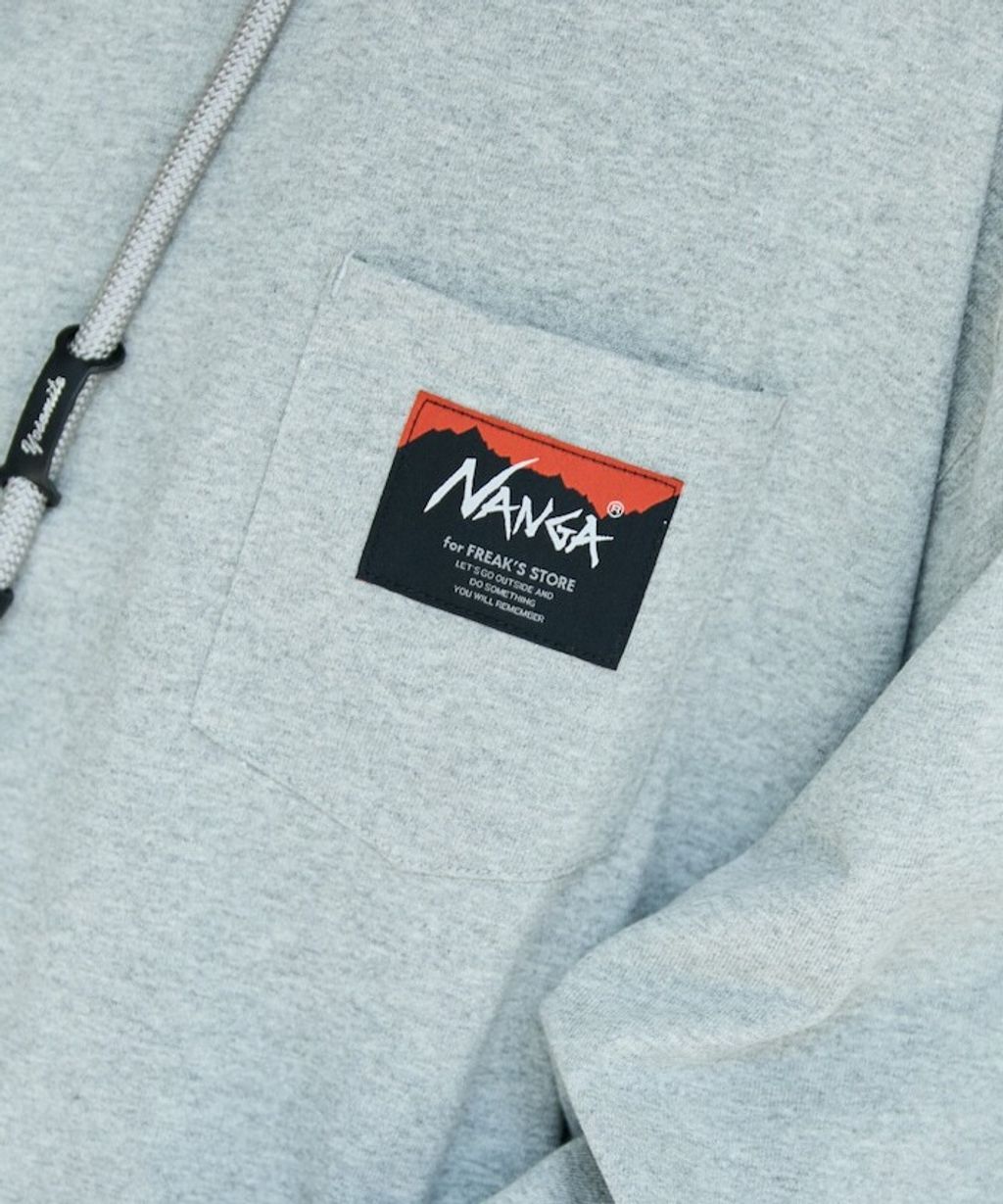 NANGA × FREAKS STORE 環保混紡刺繡logo口袋長袖上衣_42