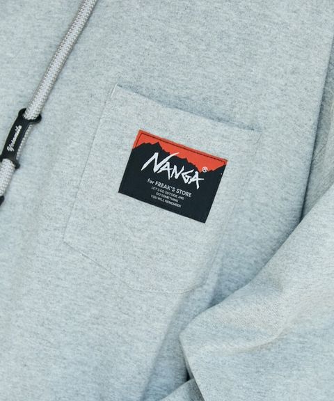 NANGA × FREAKS STORE 環保混紡刺繡logo口袋長袖上衣_42