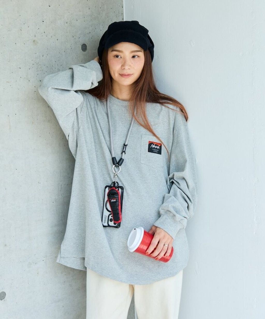 NANGA × FREAKS STORE 環保混紡刺繡logo口袋長袖上衣_26