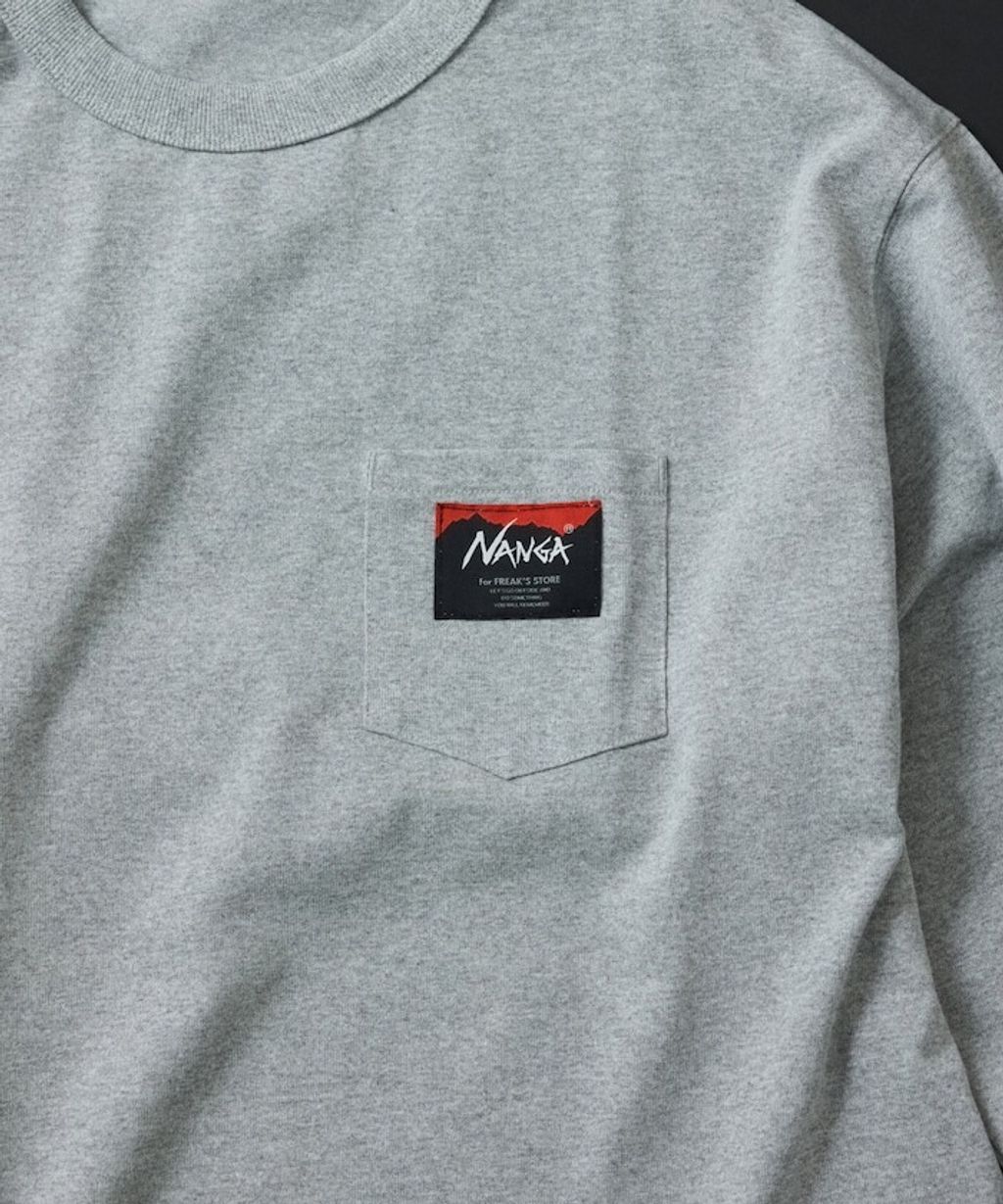 NANGA × FREAKS STORE 環保混紡刺繡logo口袋長袖上衣_33