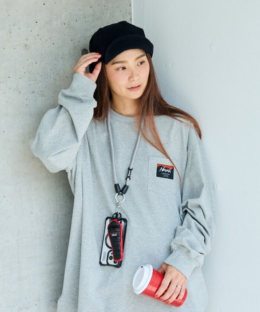 NANGA × FREAKS STORE 環保混紡刺繡logo口袋長袖上衣_25