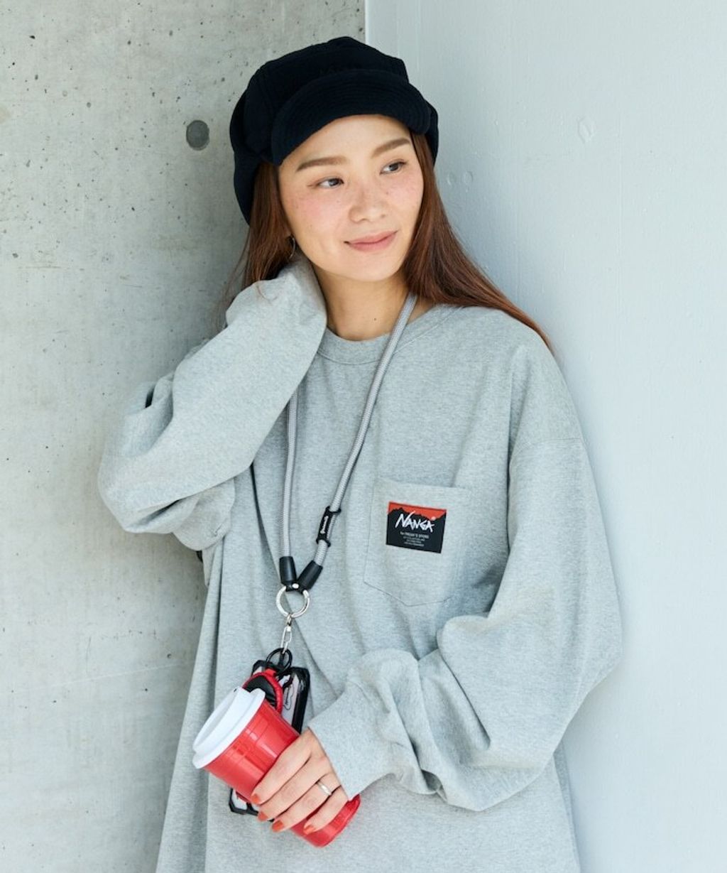 NANGA × FREAKS STORE 環保混紡刺繡logo口袋長袖上衣_29
