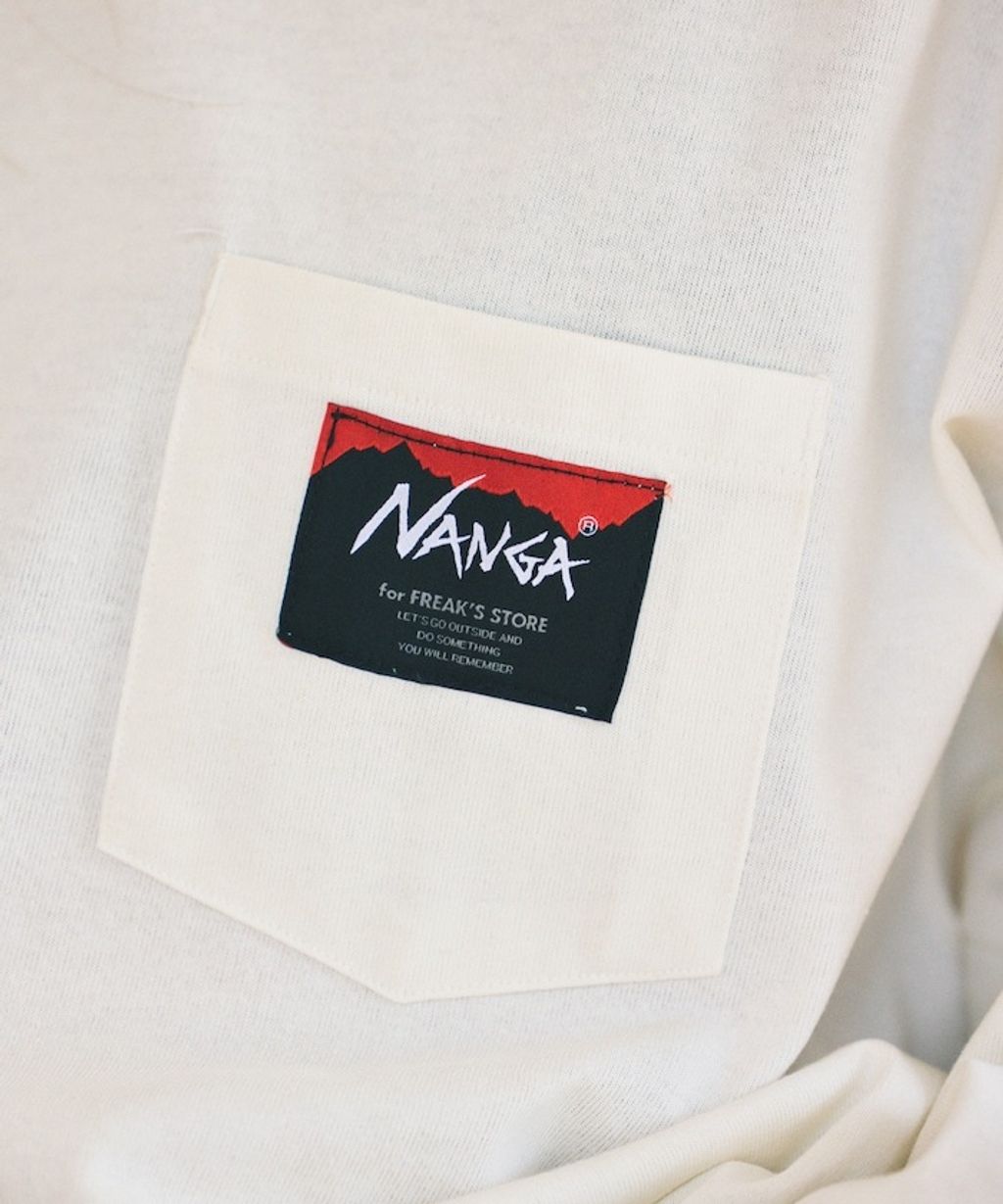 NANGA × FREAKS STORE 環保混紡刺繡logo口袋長袖上衣_23