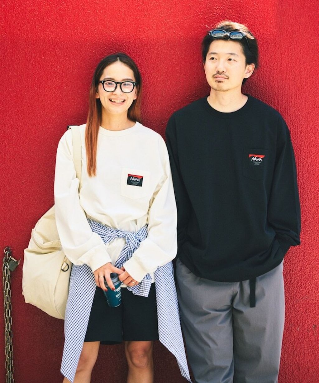 NANGA × FREAKS STORE 環保混紡刺繡logo口袋長袖上衣_10