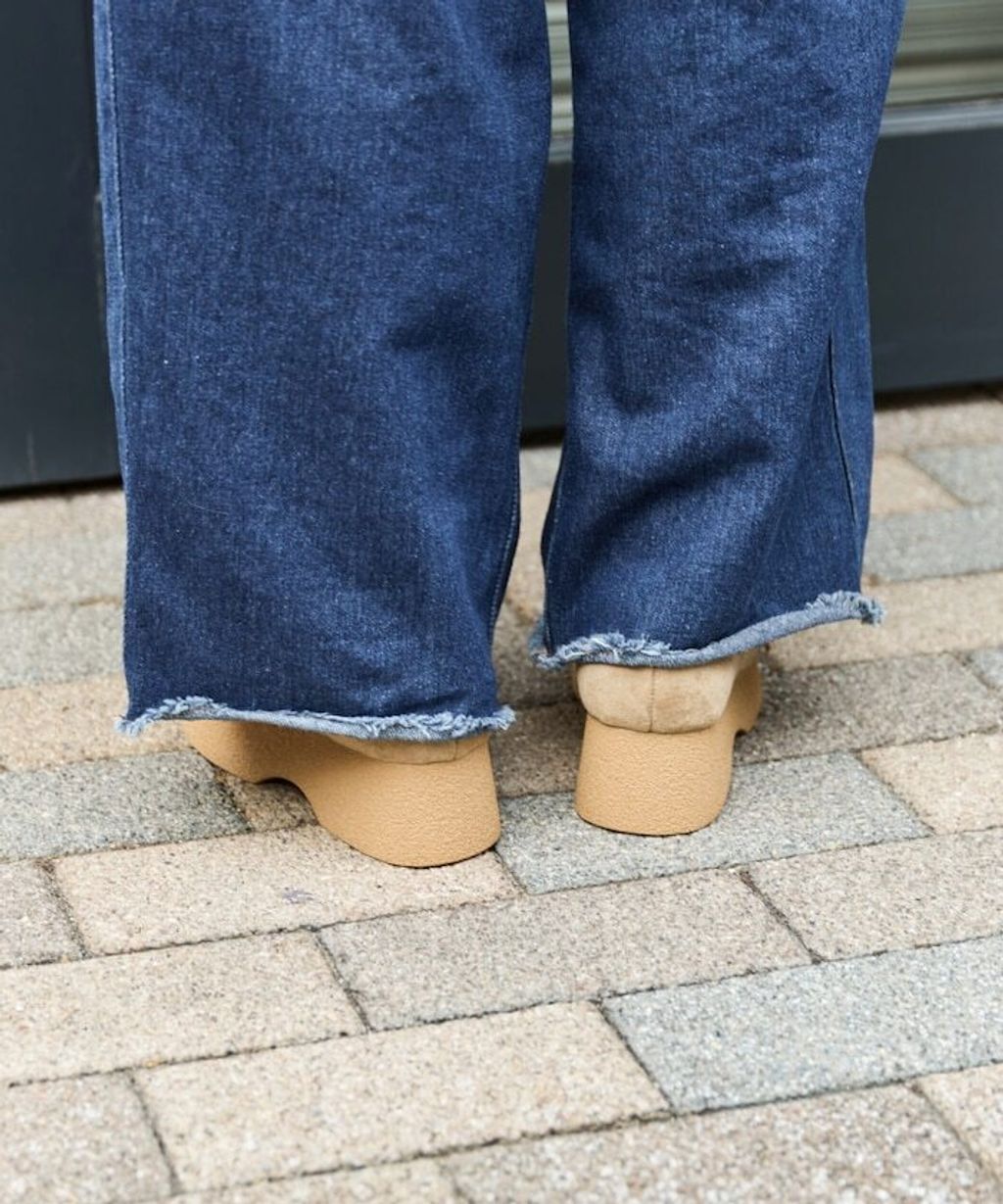 FREAKS STORE 厚底麂皮莫卡辛鞋_8