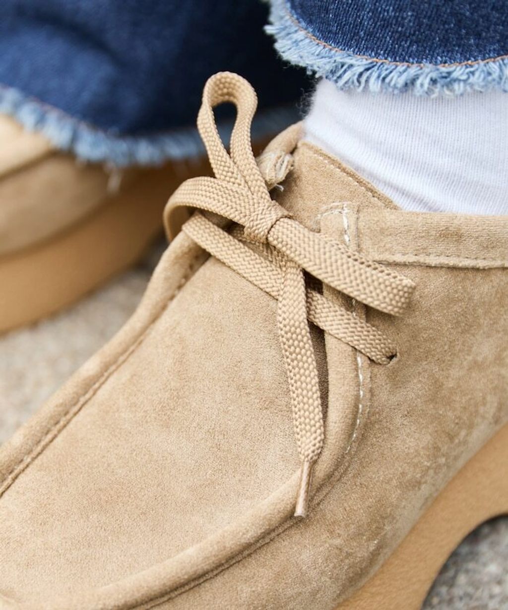 FREAKS STORE 厚底麂皮莫卡辛鞋_9