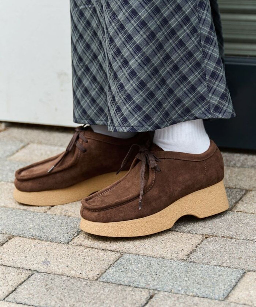 FREAKS STORE 厚底麂皮莫卡辛鞋_3