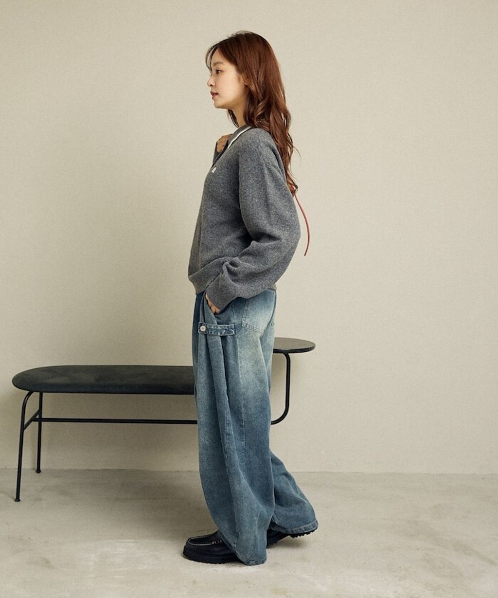 MARY QUANT × FREAKS STORE 襟線條刺繡Polo針織衫_46