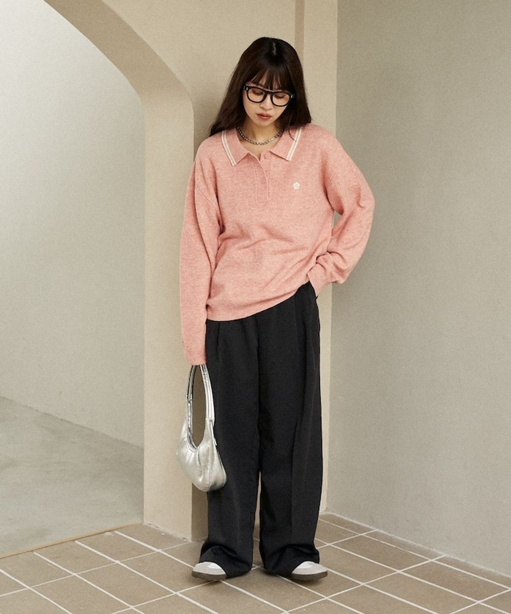 MARY QUANT × FREAKS STORE 襟線條刺繡Polo針織衫_33