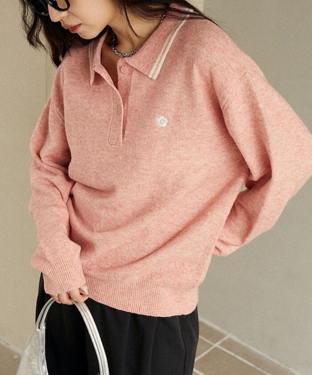 MARY QUANT × FREAKS STORE 襟線條刺繡Polo針織衫_27