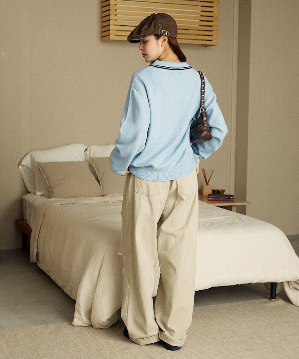 MARY QUANT × FREAKS STORE 襟線條刺繡Polo針織衫_22