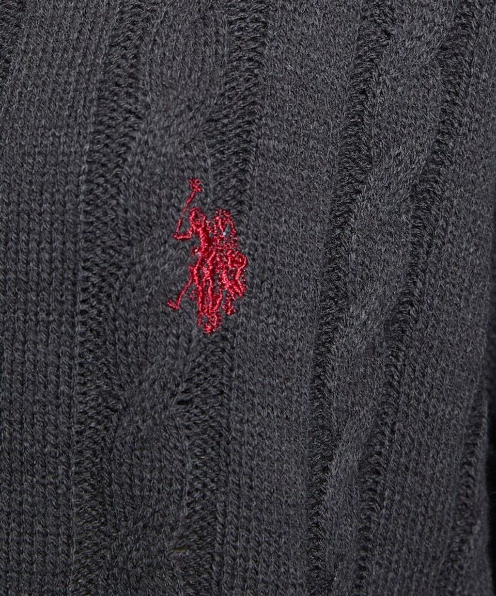 U.S. POLO ASSN. 麻花針織Polo開襟衫_37