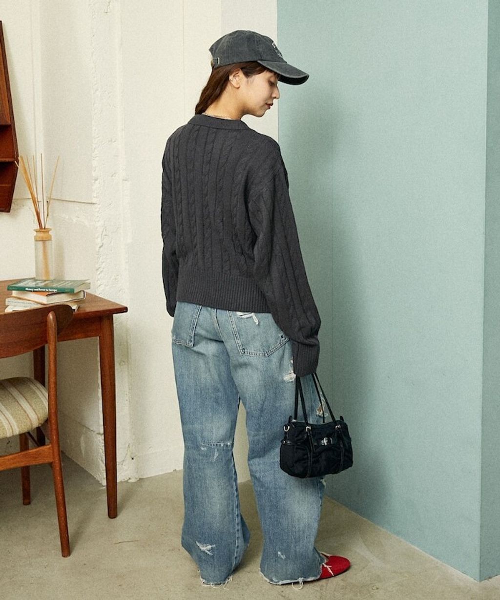 U.S. POLO ASSN. 麻花針織Polo開襟衫_29