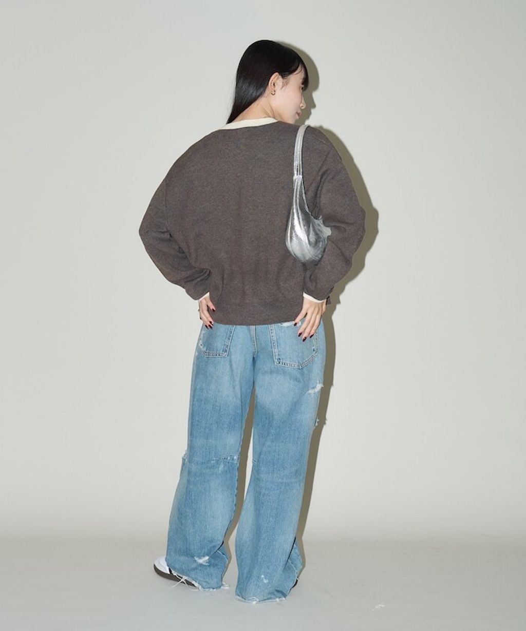 UMBRO × FREAKS STORE 拼色刺繡開襟針織衫_27