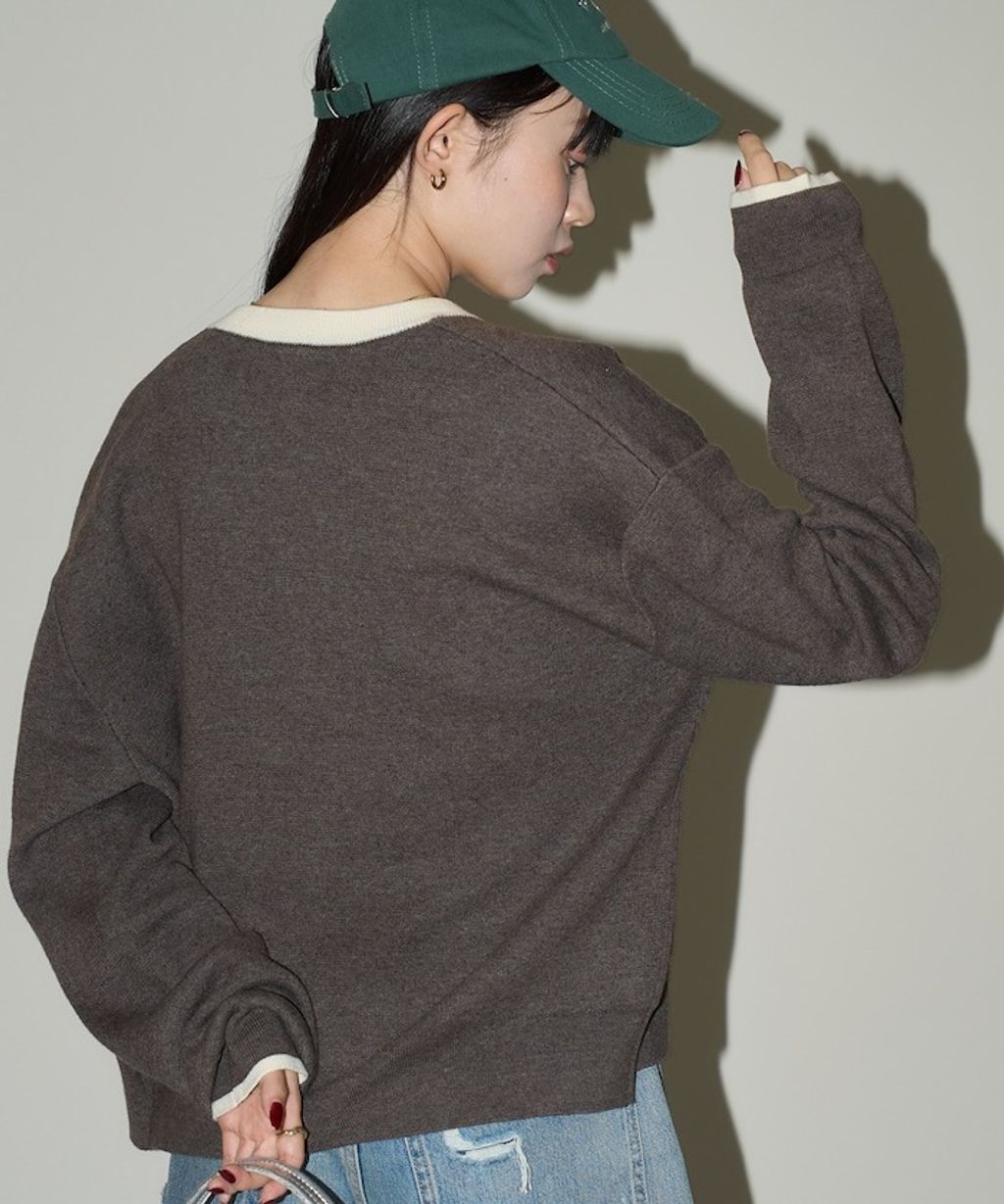 UMBRO × FREAKS STORE 拼色刺繡開襟針織衫_24