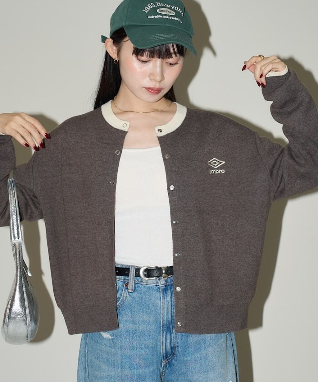 UMBRO × FREAKS STORE 拼色刺繡開襟針織衫_25