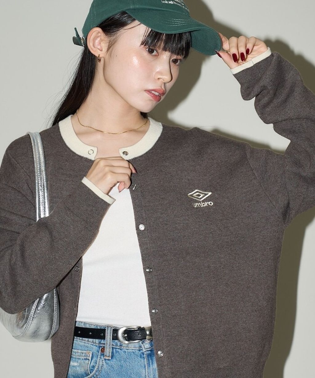 UMBRO × FREAKS STORE 拼色刺繡開襟針織衫_23