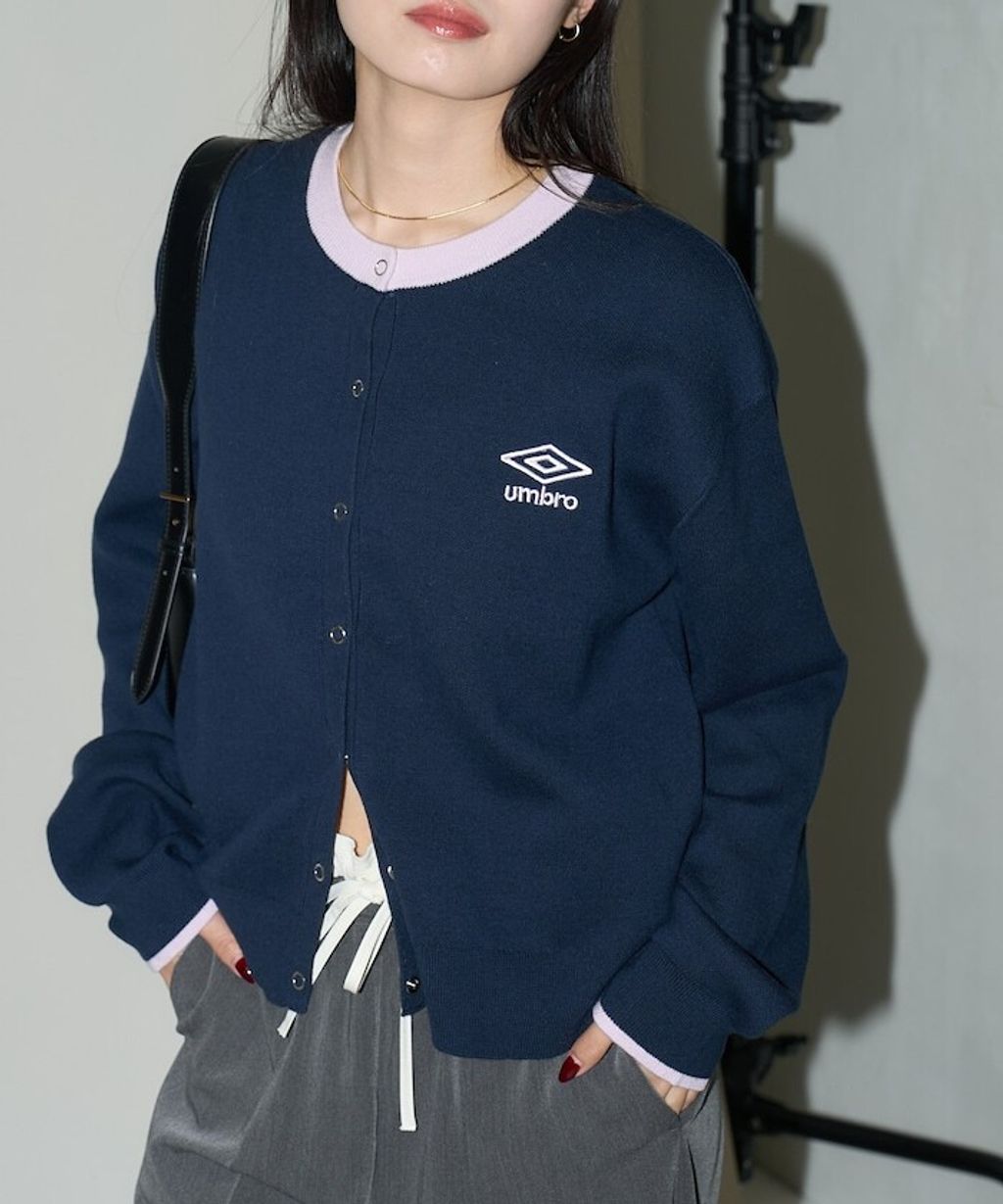 UMBRO × FREAKS STORE 拼色刺繡開襟針織衫_16