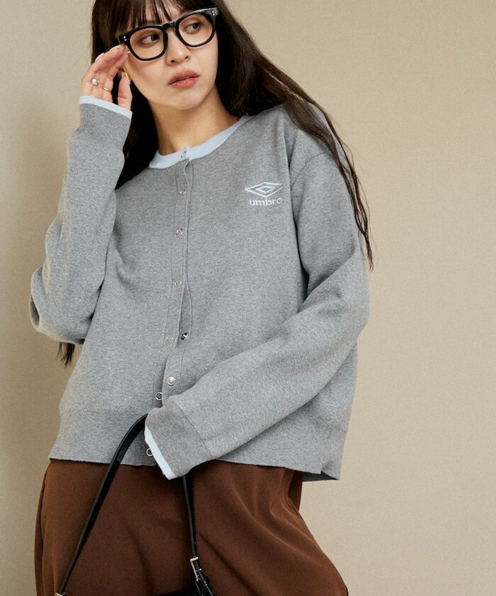 UMBRO × FREAKS STORE 拼色刺繡開襟針織衫_7