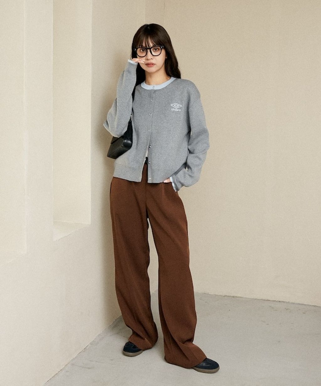 UMBRO × FREAKS STORE 拼色刺繡開襟針織衫_8