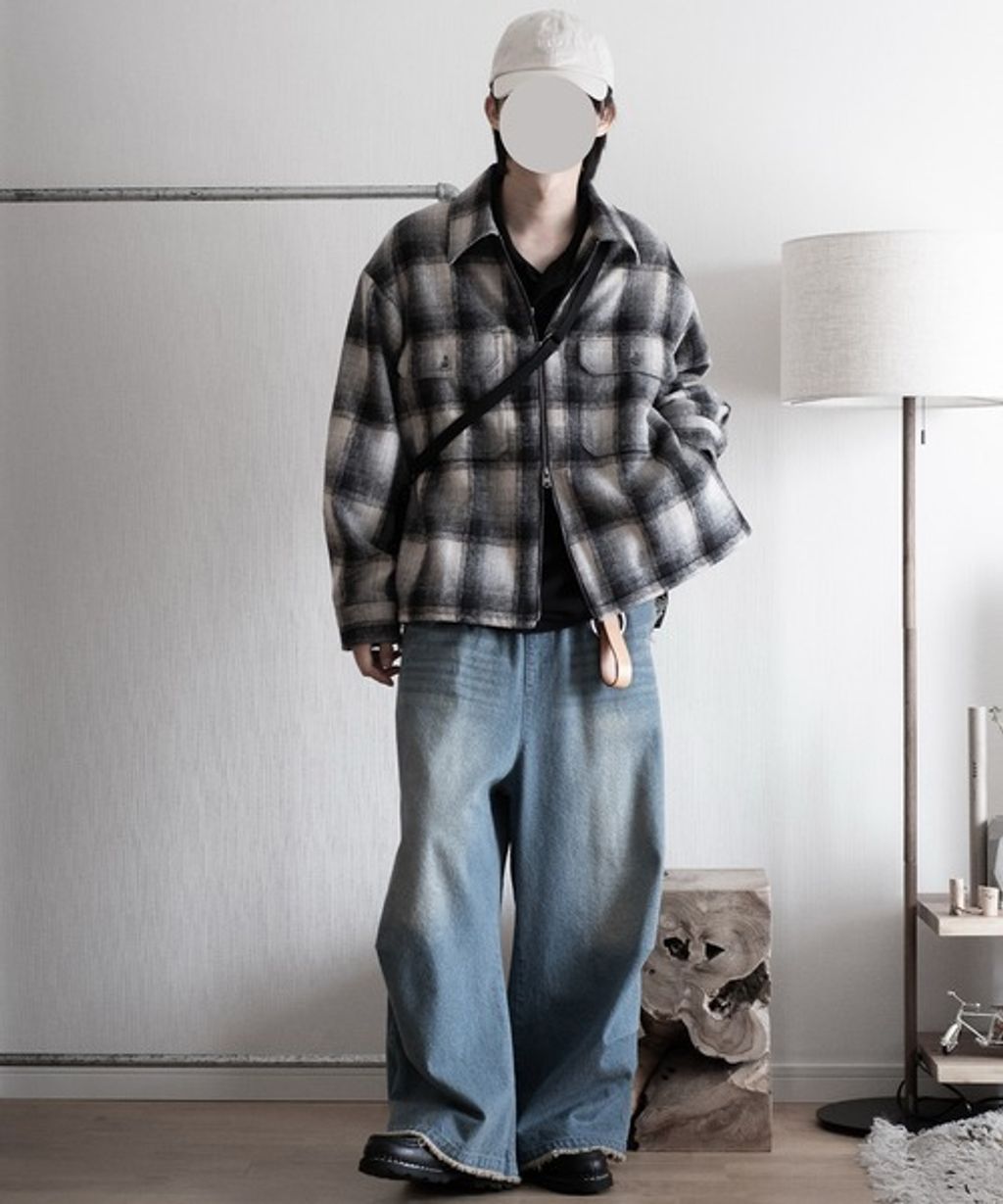 RUUBON 毛感雙拉鍊襯衫外套_76