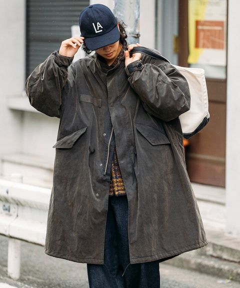 FREAKS STORE 3way復古刷色M65軍裝長版外套(含內裡)_1
