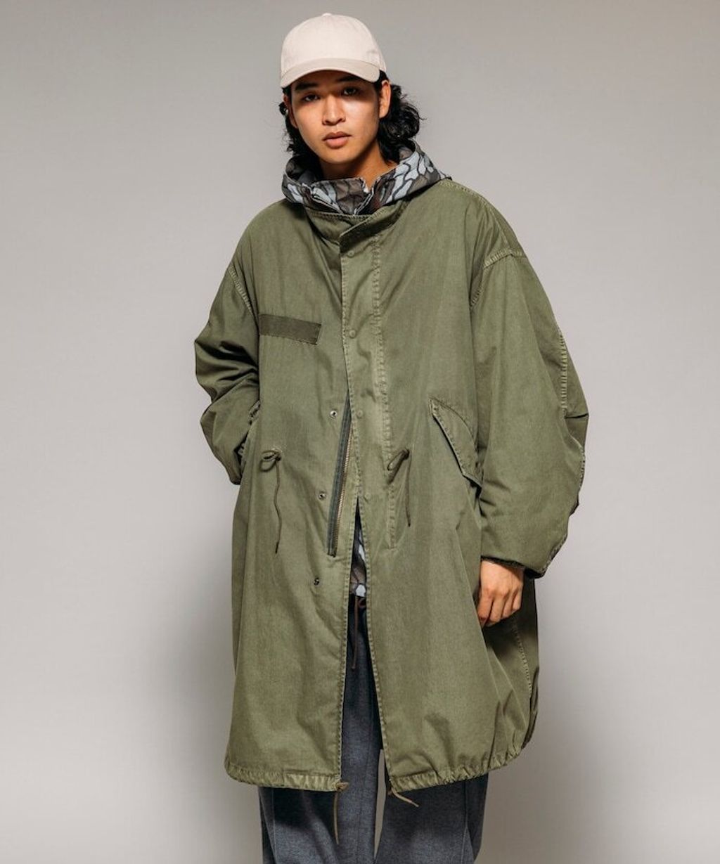 FREAKS STORE 3way復古刷色M65軍裝長版外套(含內裡)_2