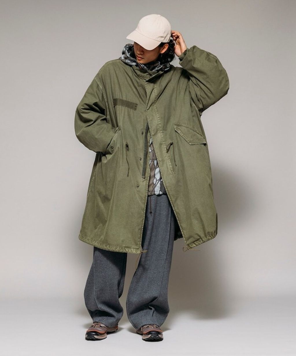 FREAKS STORE 3way復古刷色M65軍裝長版外套(含內裡)_50
