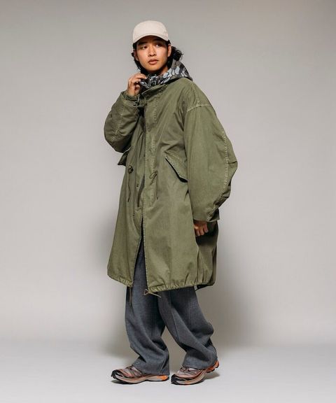 FREAKS STORE 3way復古刷色M65軍裝長版外套(含內裡)_49