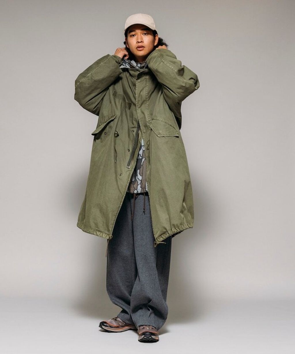FREAKS STORE 3way復古刷色M65軍裝長版外套(含內裡)_48