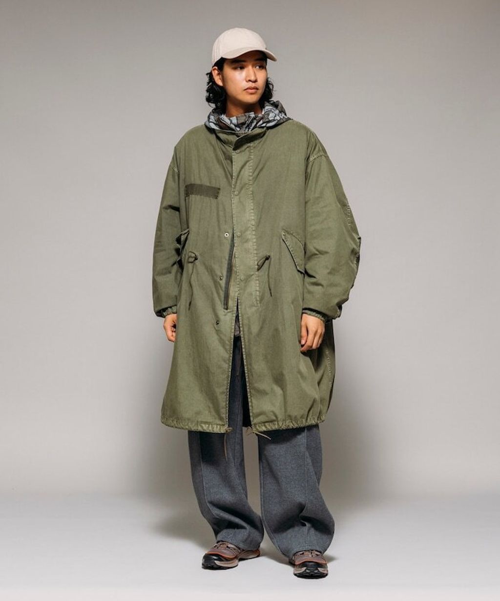 FREAKS STORE 3way復古刷色M65軍裝長版外套(含內裡)_45