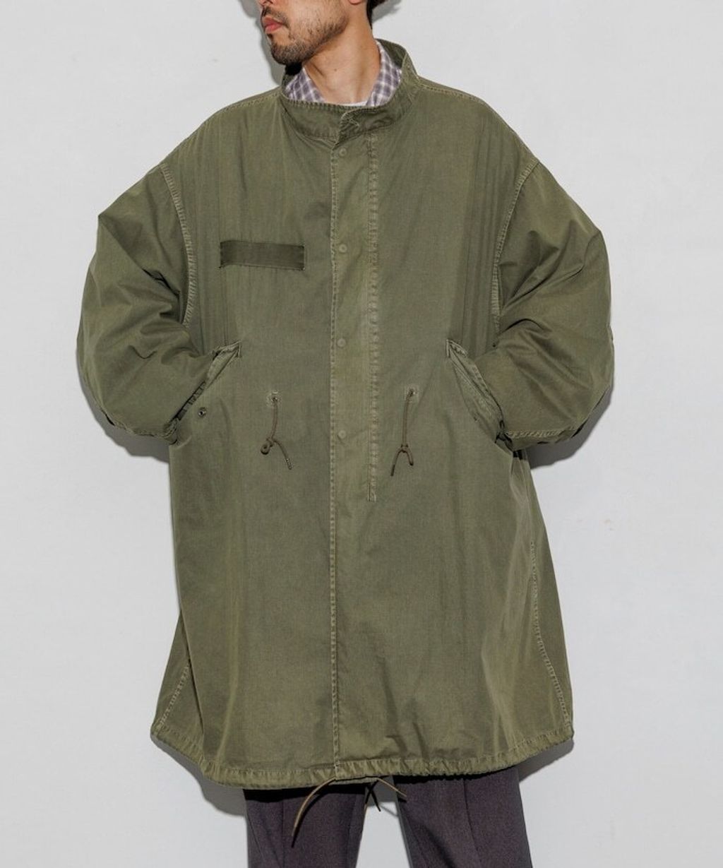 FREAKS STORE 3way復古刷色M65軍裝長版外套(含內裡)_28