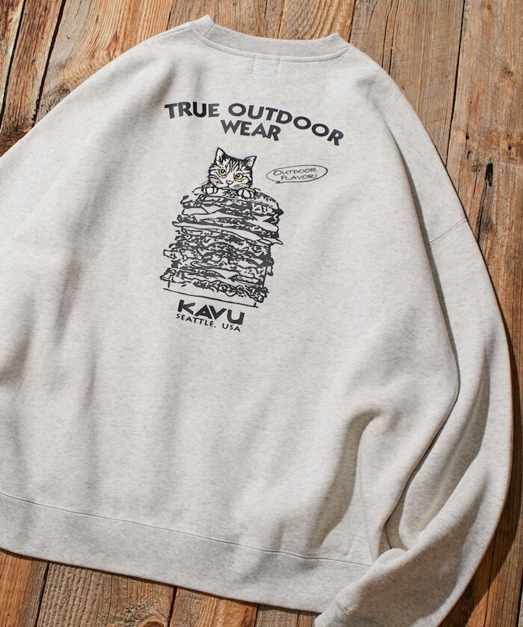 KAVU × FREAKS STORE 漢堡貓咪大學T_1