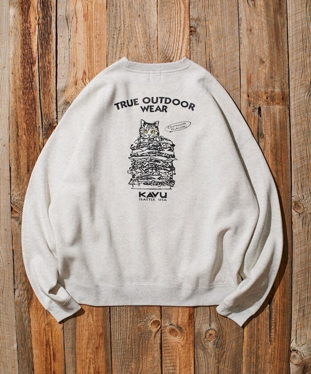 KAVU × FREAKS STORE 漢堡貓咪大學T_5