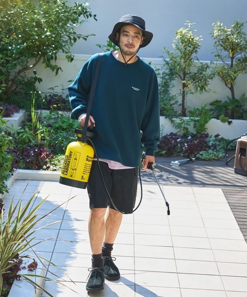 THE CRAFT CREW PRODUCTS 保暖加工寬鬆版型下擺抽繩刷毛大學T_40