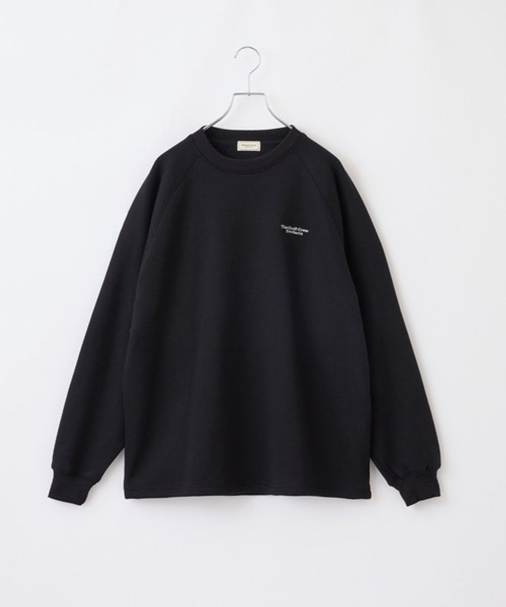 THE CRAFT CREW PRODUCTS 保暖加工寬鬆版型下擺抽繩刷毛大學T_119