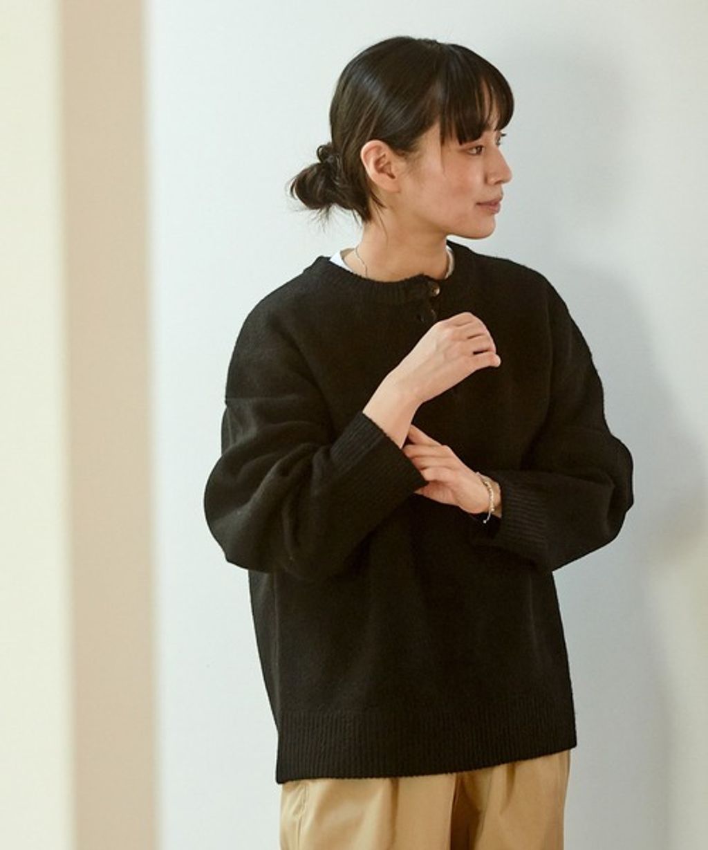 THE CRAFT CREW PRODUCTS 亨利領提花針織衫_6